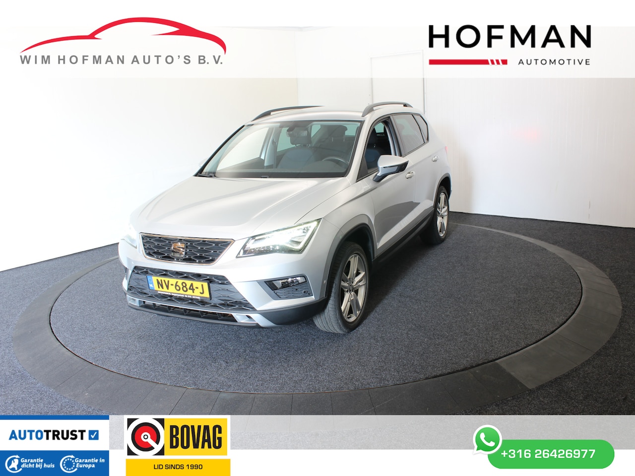 SEAT Ateca - 1.0 EcoTSI Style Apk 03-2027 Elek A.klep Cruise LED PDC Navi - AutoWereld.nl