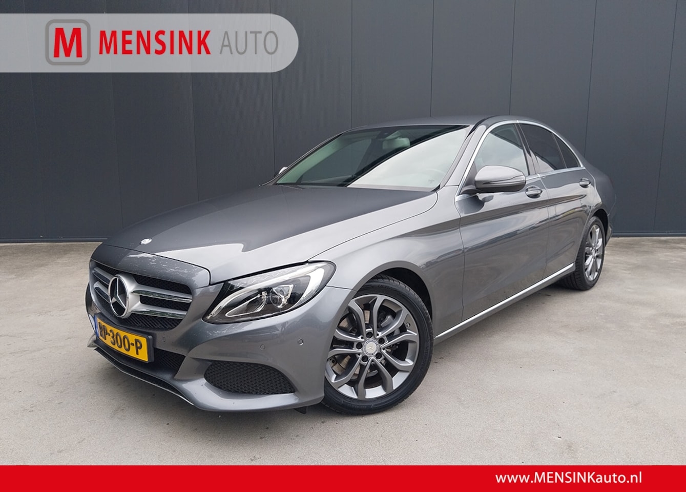 Mercedes-Benz C-klasse - 180 AUTOMAAT Prestige HALF LEER LED NAVI CRUISE ECC AFNB TREKHAAK - AutoWereld.nl