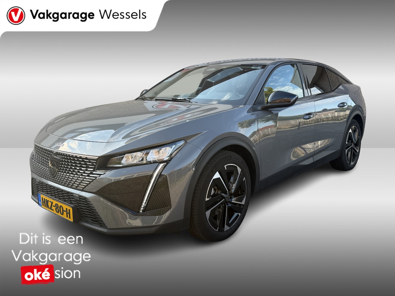 Peugeot 408 - 1.2 Hybrid Automaat Allure | Camera | 19" LM | Clima | Selenium Grey | - AutoWereld.nl