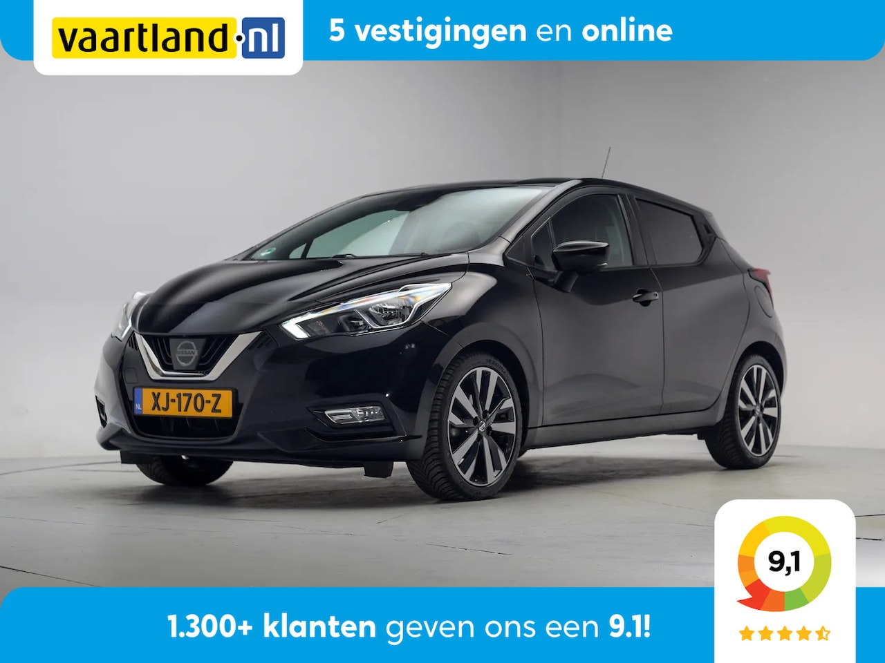 Nissan Micra - 0.9 IG-T Tekna [ Navi 360°-camera DAB+ Cruise ] - AutoWereld.nl