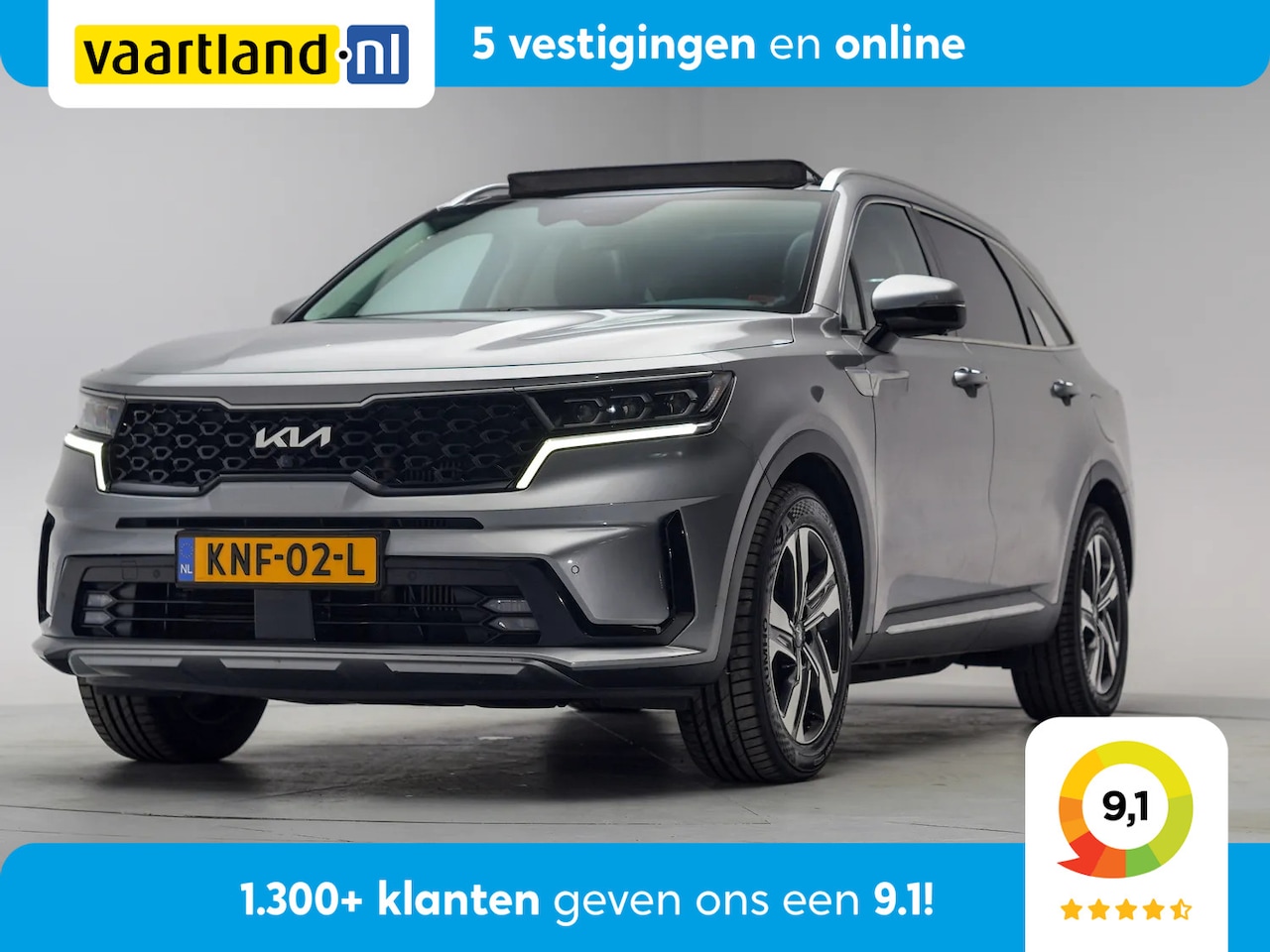 Kia Sorento - 1.6 T-GDI PHEV AWD DynamicPlusLine Aut. 7 pers. [ Panorama Trekhaak Leder Stoelverwarming - AutoWereld.nl