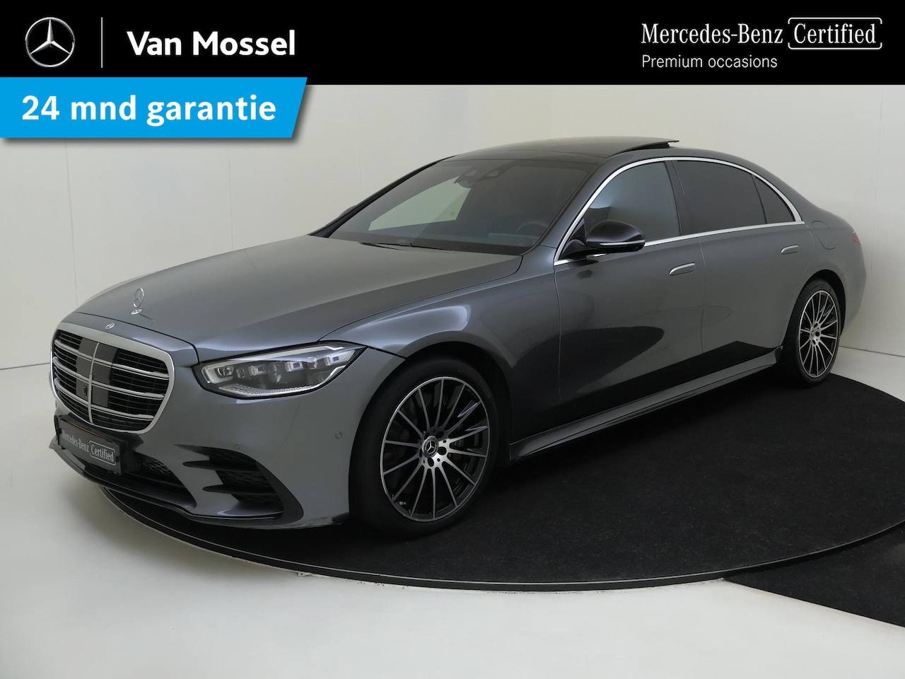Mercedes-Benz S-klasse - 580 e Lang / AMG/ 20 inch/ Night/ Aug. Reality Head Up/ Rear Plus Pack/ Burmester 3D/ - AutoWereld.nl