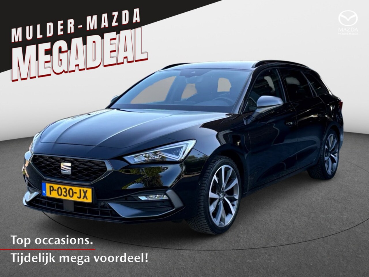 SEAT Leon Sportstourer - 1.0 eTSI FR Business Intense | Black optik | "Dynamic" Seatvelge - AutoWereld.nl