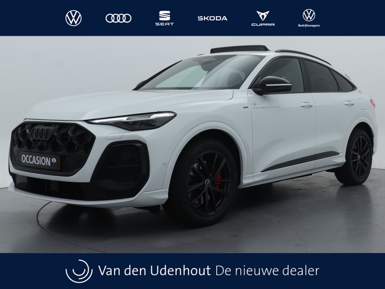 Audi Q5 Sportback - 2.0 TFSI e-hybrid quattro S edition Competition Luchtvering - AutoWereld.nl