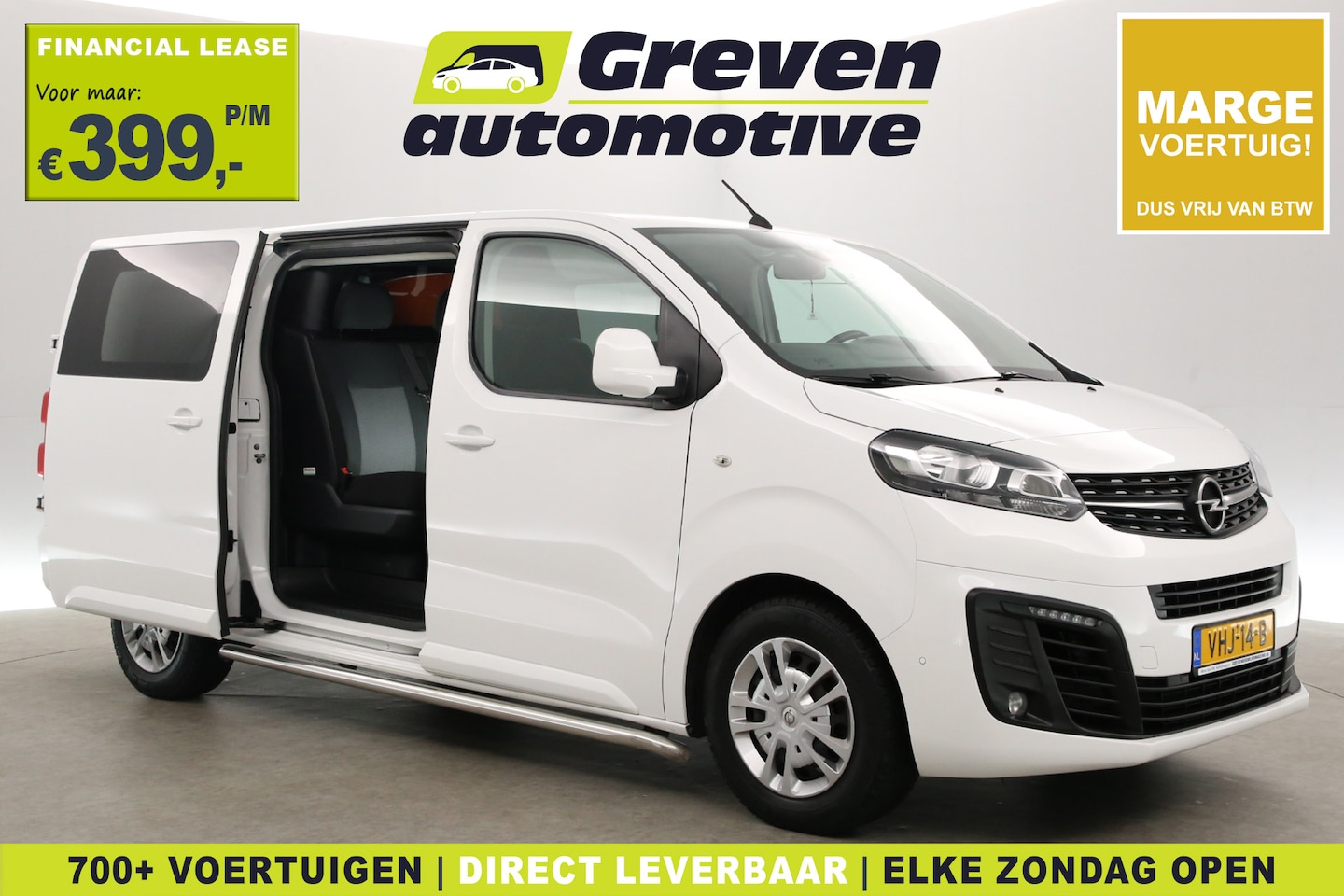 Opel Vivaro - 2.0 CDTI L3H1 | Marge | Dubbele Cabine | Airco | Cruise | Camera | Trekhaak | Carplay | Pa - AutoWereld.nl