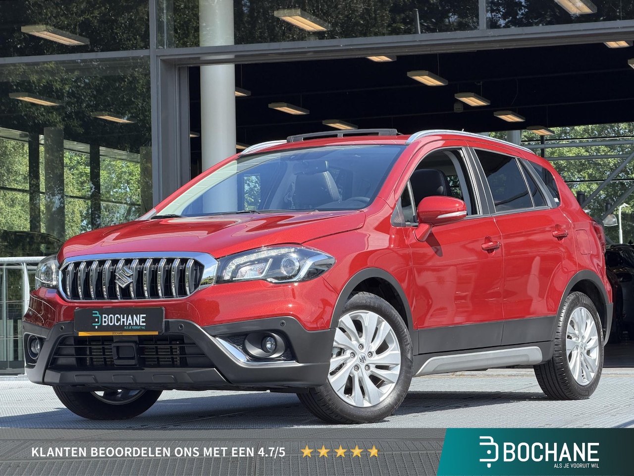 Suzuki S-Cross - 1.4 Boosterjet AllGrip High Executive Automaat | Schuifdak | Navigatie | Achteruitrijcamer - AutoWereld.nl