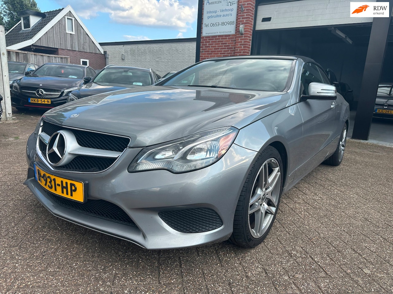 Mercedes-Benz E-klasse Cabrio - 350 Prestige Cabrio AMG Pakket-AUTOMAAT-CLIMA-CRUISE-LEDER - AutoWereld.nl