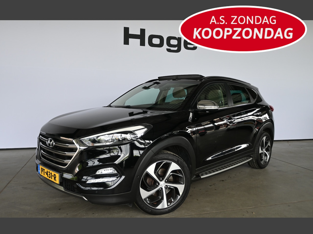 Hyundai Tucson - 1.6 T-GDi Premium 4WD Automaat Panoramadak Navigatie Cruise Stoelverwarming Clima 100% Ond - AutoWereld.nl