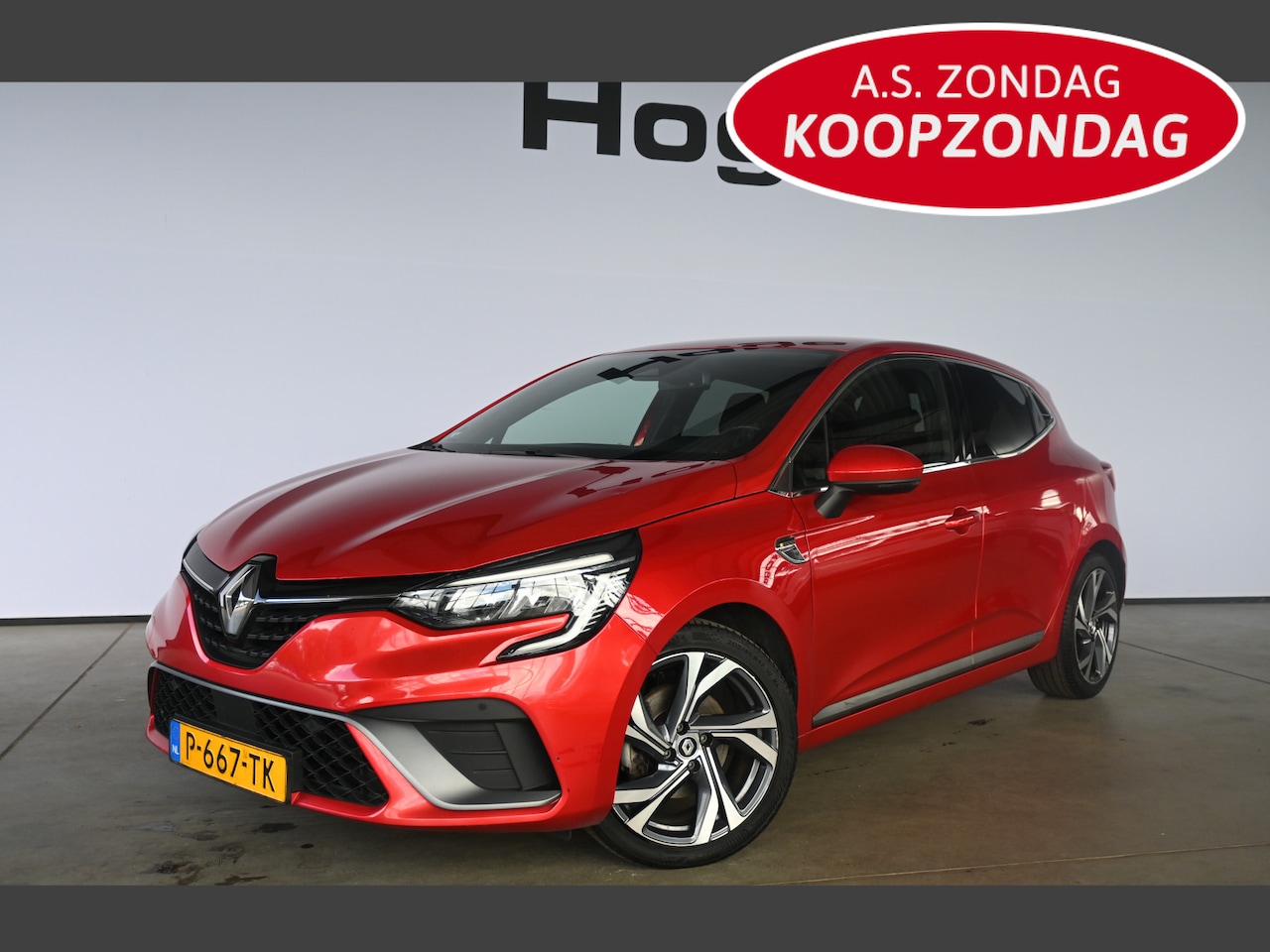 Renault Clio - 1.6 E-Tech Hybrid 140 R.S. Line Navigatie Cruise Trekhaak Clima 1e Eigenaar 100% Onderhoud - AutoWereld.nl