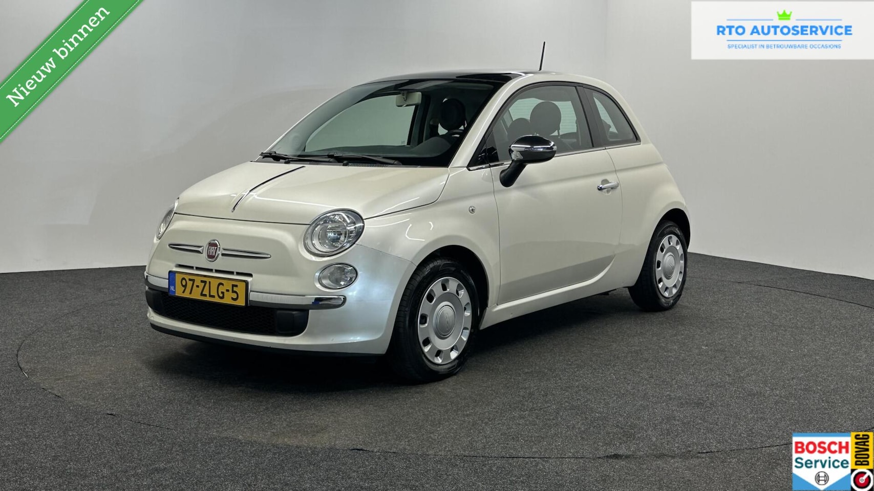 Fiat 500 - 0.9 TwinAir Lounge AIRCO. - AutoWereld.nl