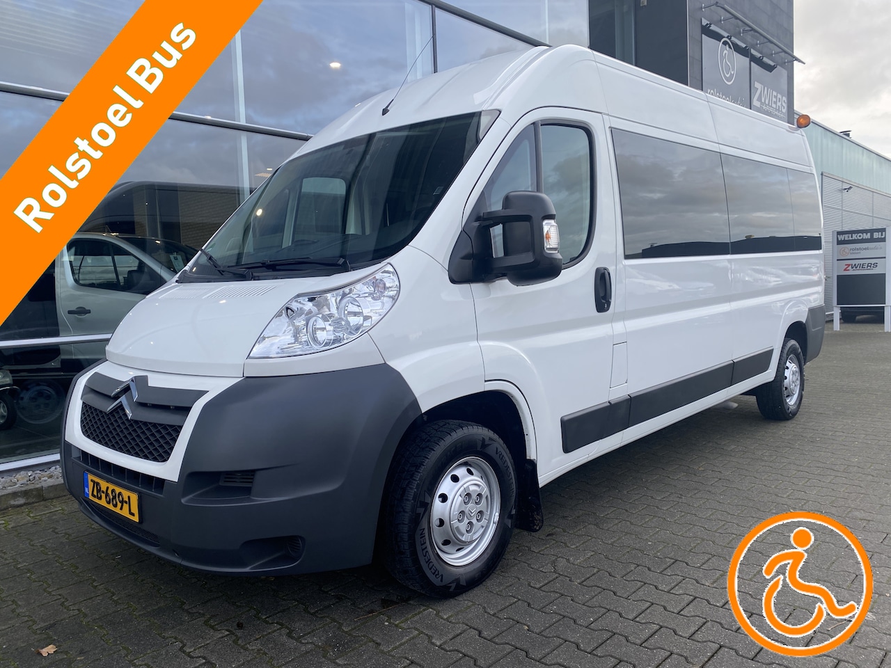 Citroën Jumper - Rolstoelbus / Personenbus 2.2 HDI L3H2 131 PK (Mooie ruime rolstoelbus met schuifdeur en k - AutoWereld.nl
