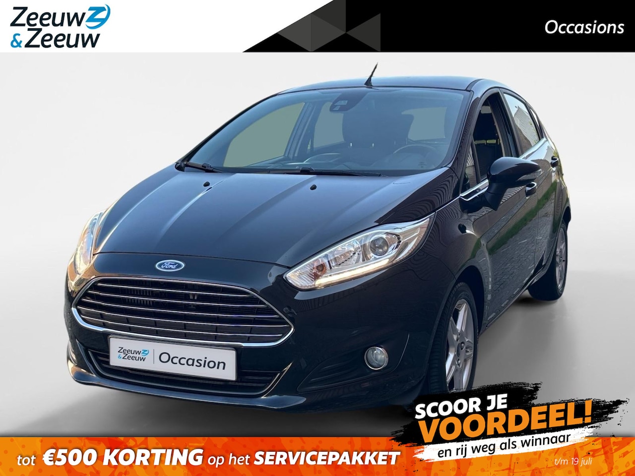 Ford Fiesta - 1.0 EcoBoost Titanium | LMV | Airco | Voorruitverwarming | 12 maanden BOVAG garantie - AutoWereld.nl