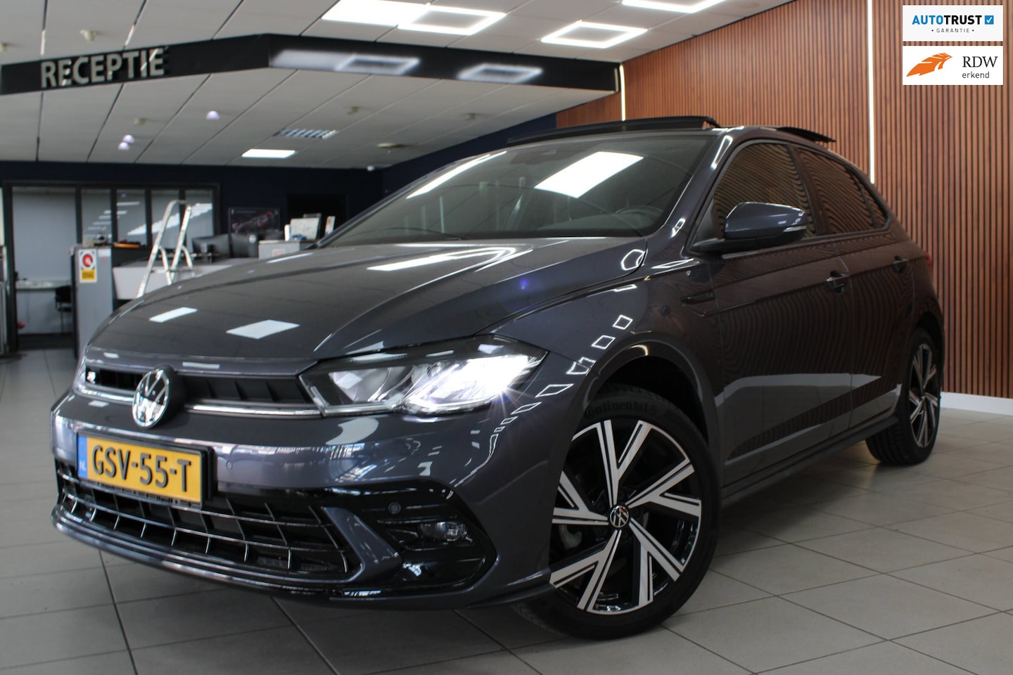 Volkswagen Polo - 1.0 TSI R-Line Business | Airco | Cruise Control |Pano | Carplay |Stoelverwarming | Parkee - AutoWereld.nl