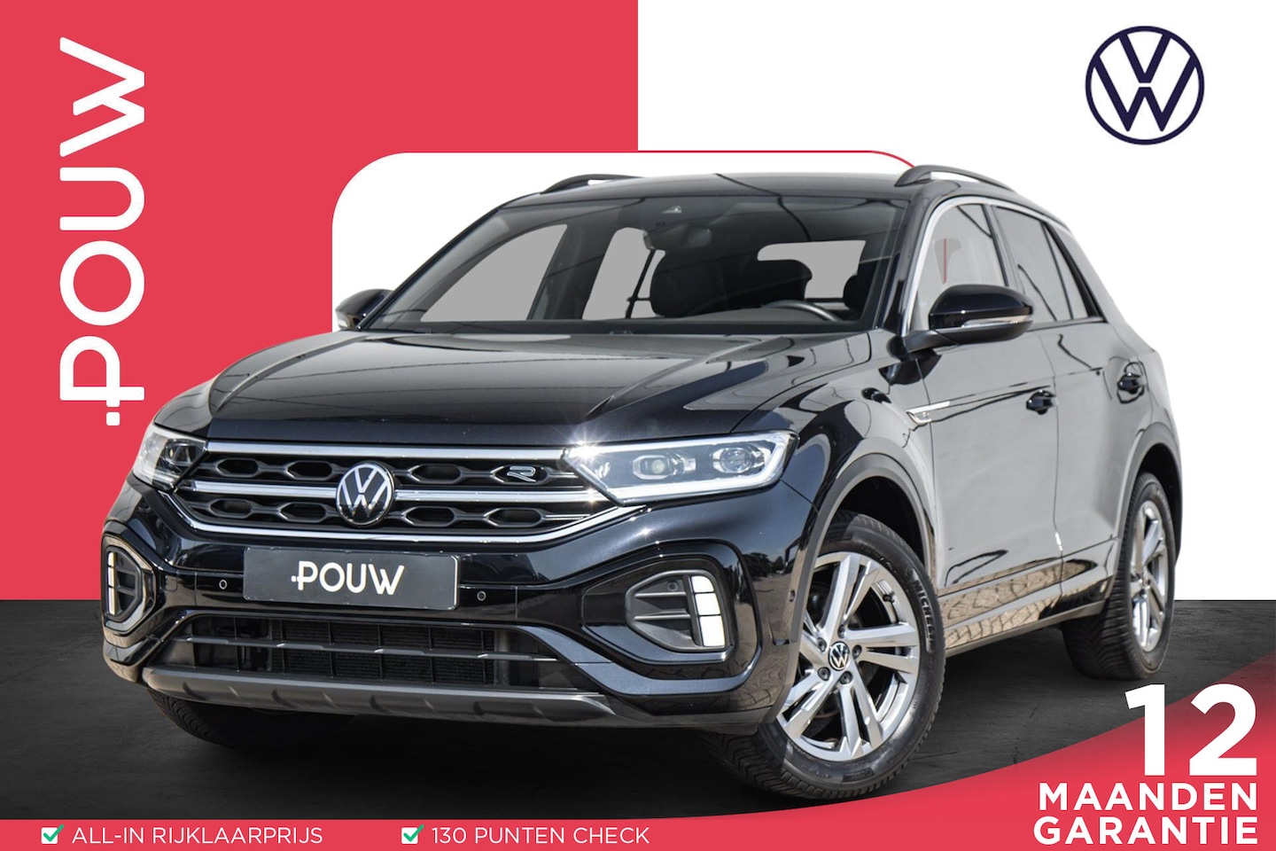 Volkswagen T-Roc - 1.5 TSI 150pk DSG R-Line | Achteruitrijcamera | Achterklep Elektrisch | Voorstoelen & Stuu - AutoWereld.nl