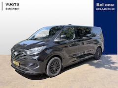 Ford Transit Custom - 320 2.0 TDCI L2H1 Dubbel cabine Black Edition 19 inch, Stoelverwarming, Carplay, etc Snoek