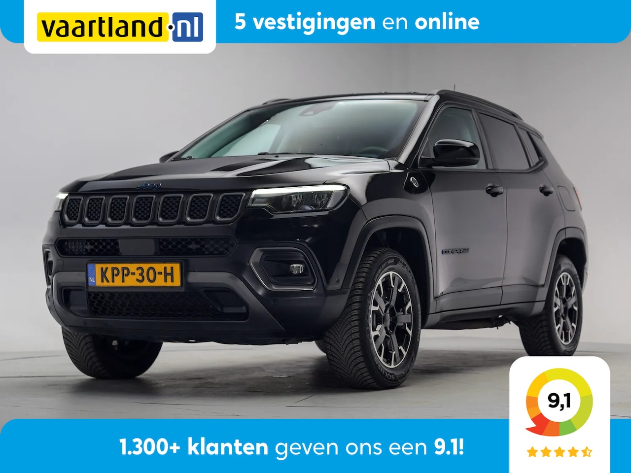 Jeep Compass - 240 xe Plug-in Trailhawk [ LED Navi Camera Apple/Android Cruise ] - AutoWereld.nl