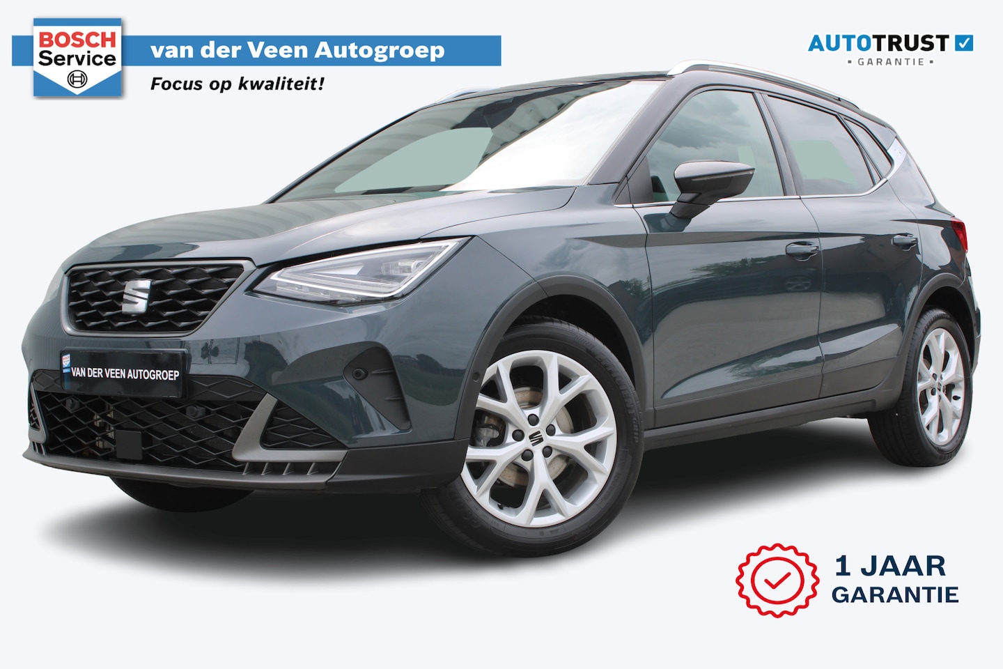 SEAT Arona - 1.0 EcoTSI FR Business Connect | Incl. 12 maanden garantie | Adaptieve cruise control | St - AutoWereld.nl