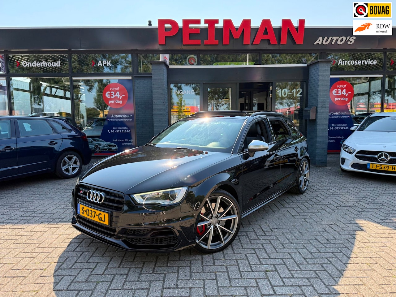 Audi A3 Sportback - 2.0 TFSI S3 quattro | Bang & Olufsen| Camera | Panorama dak | Dealer onderhouden | Stoelve - AutoWereld.nl