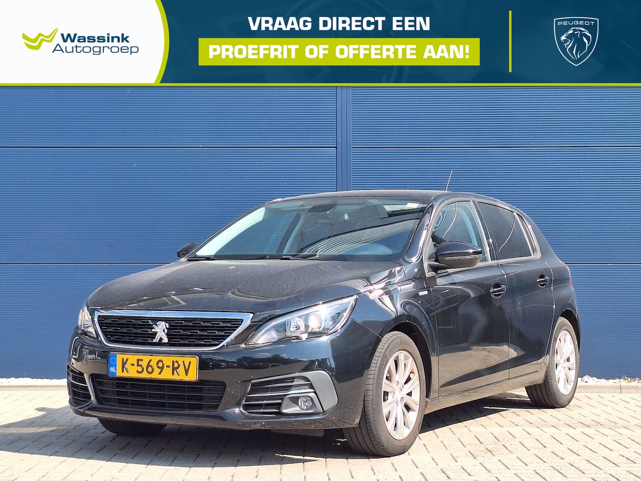 Peugeot 308 - 1.2 PureTech Blue Lease Allure | Lage KM | Navigatie | Cruise Control | Lichtmetalen Velge - AutoWereld.nl