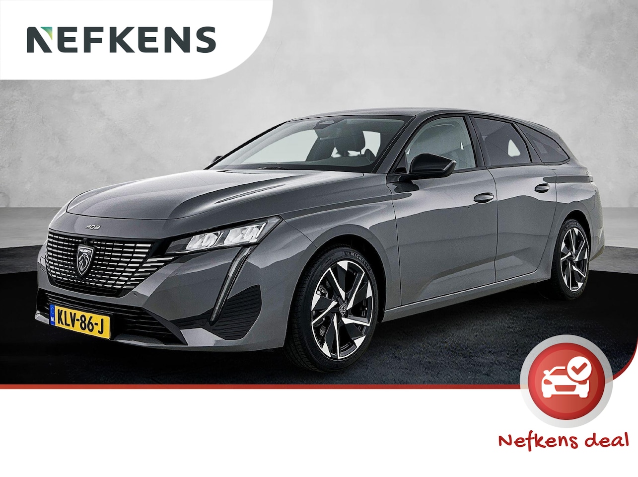 Peugeot 308 SW - Allure Hybrid 145pk Automaat | Navigatie via draadloze Apple Carplay / Android auto | Rond - AutoWereld.nl