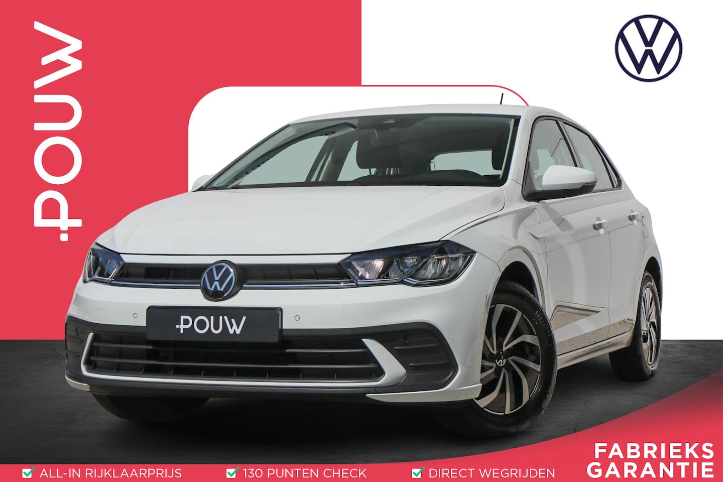 Volkswagen Polo - 1.0 TSI 95pk DSG Life | Navigatie | App Connect | Parkeersensoren - AutoWereld.nl