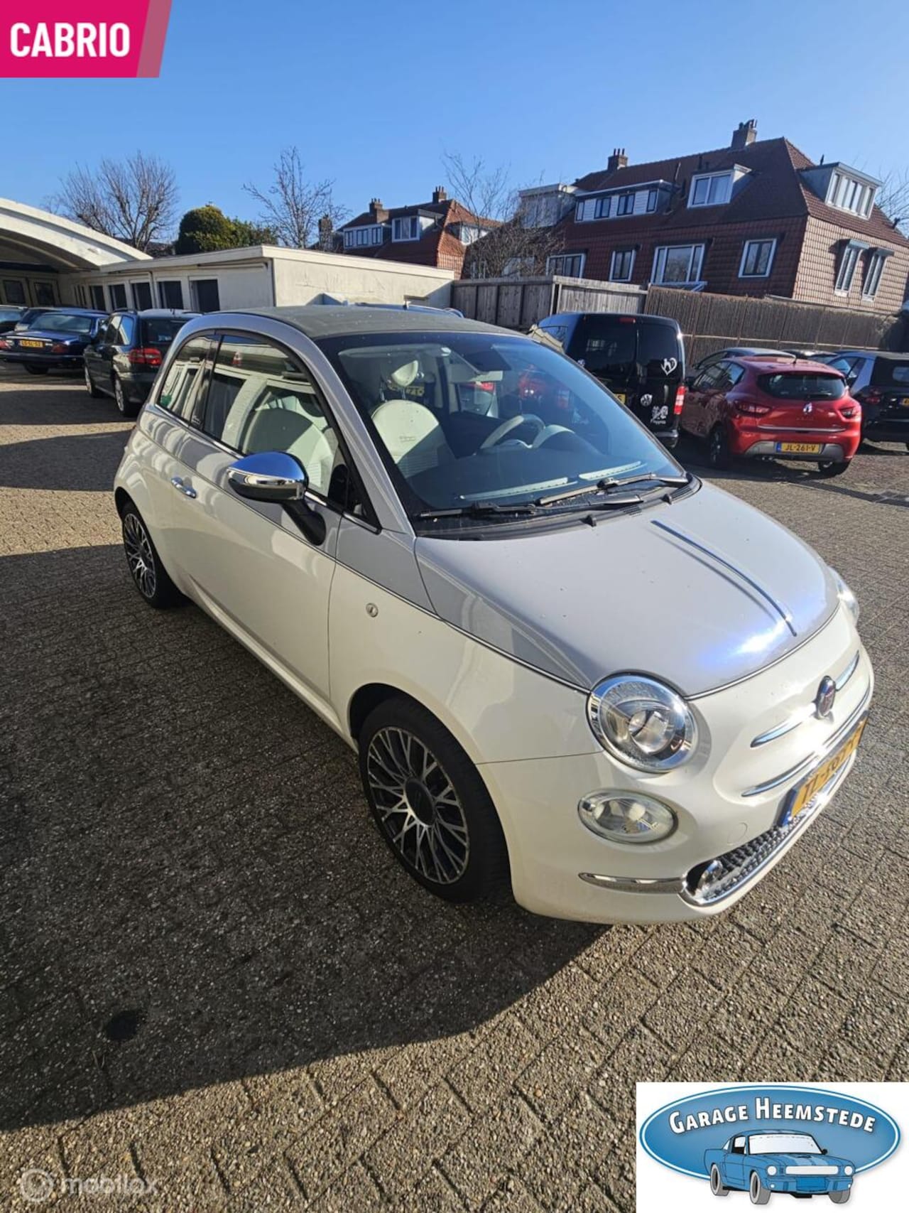 Fiat 500 - Cabriolet Two tone 0.9 TwinAir Turbo Mirror - AutoWereld.nl
