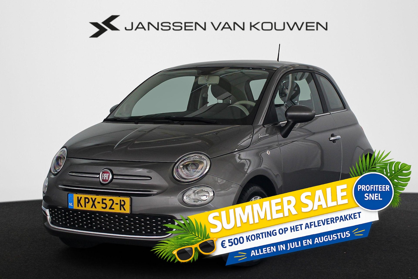 Fiat 500 - 1.0 Hybrid Dolcevita Panoramadak Apple CarPlay - AutoWereld.nl
