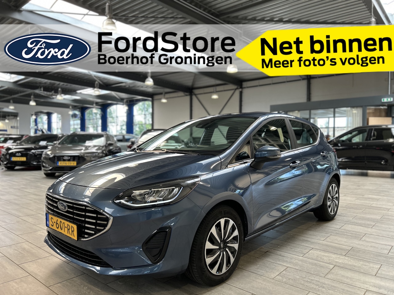 Ford Fiesta - EcoBoost Hybrid 125pk Titanium | Apple carplay & Android auto | Clima | Cruise | Parkeerse - AutoWereld.nl