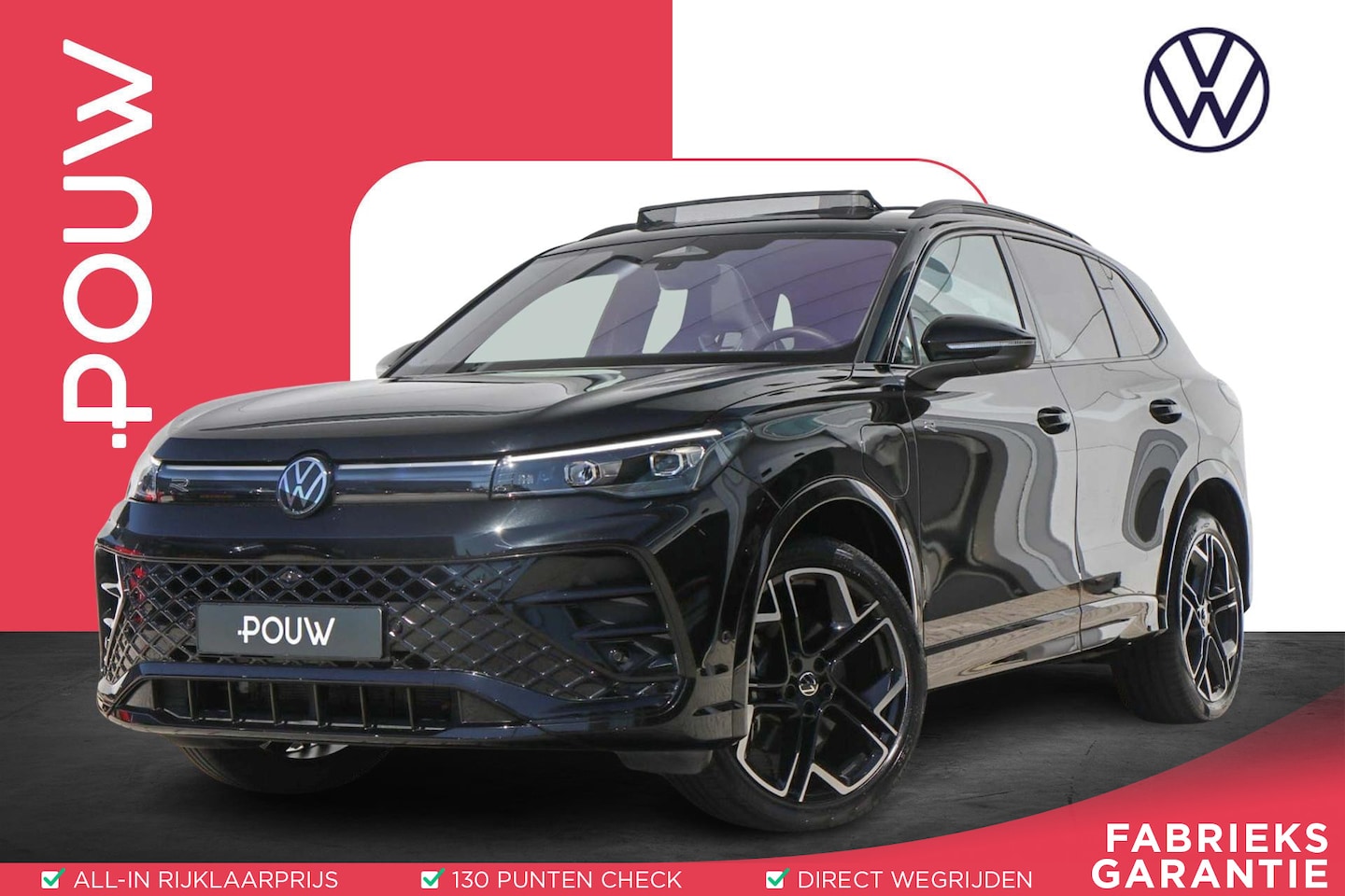 Volkswagen Tiguan - 1.5 eHybrid 204pk R-Line Edition | SoH 97% | Panoramadak | Trekhaak | 360 Camera | Navigat - AutoWereld.nl