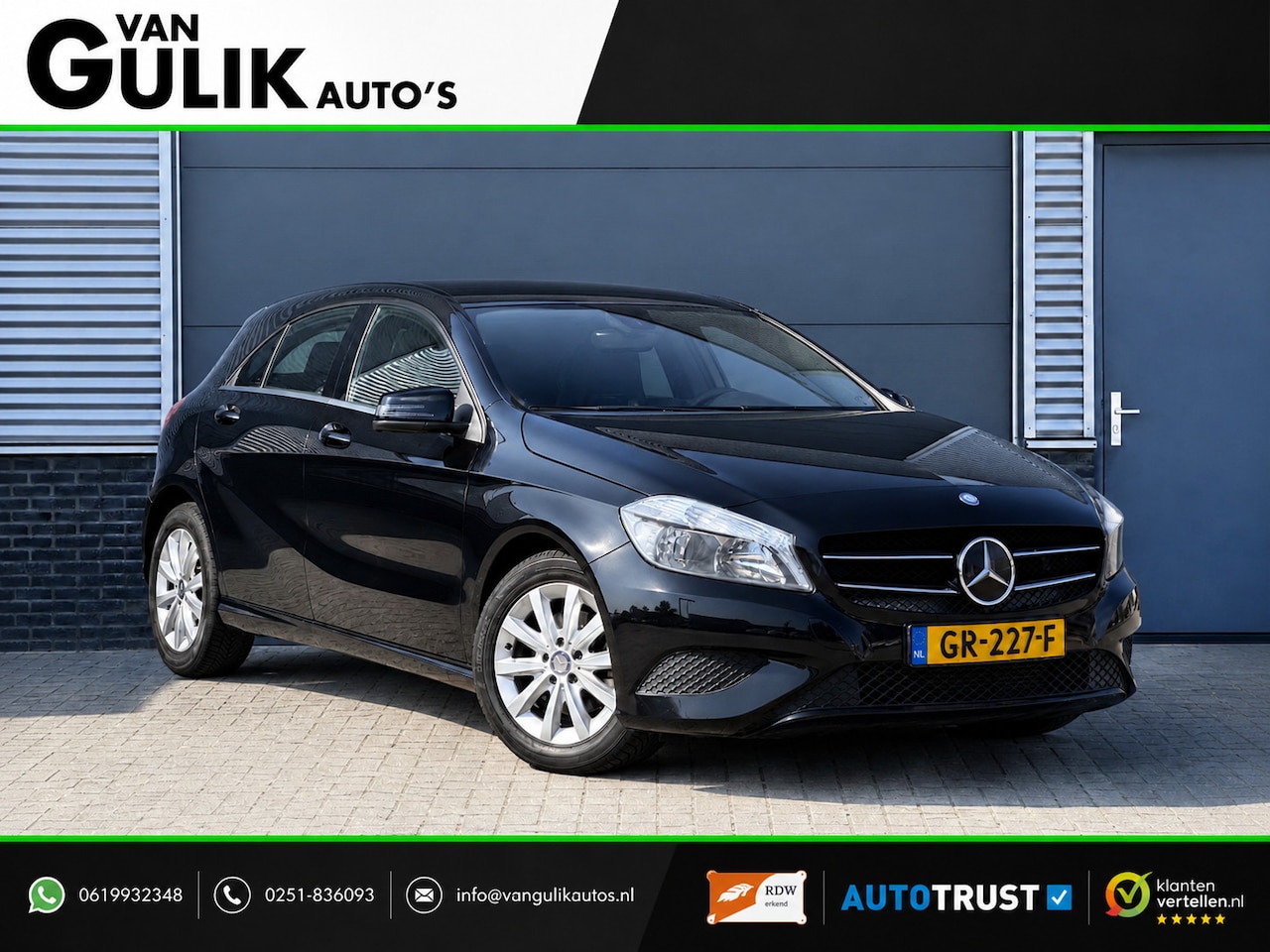 Mercedes-Benz A-klasse - 180 | Cruise control | Navigatie | Stoelverwarming | Half leder | - AutoWereld.nl