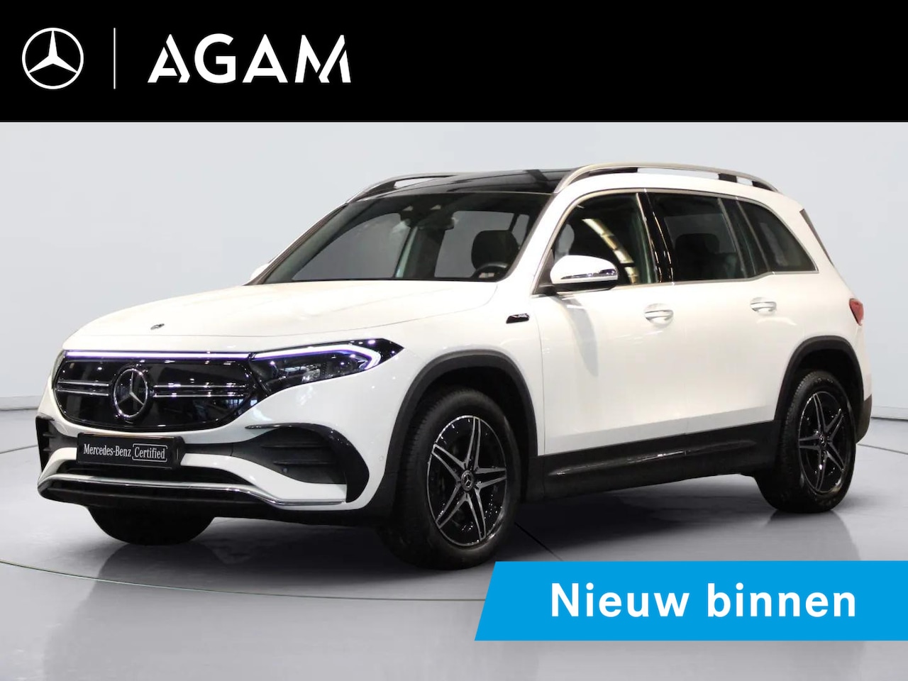 Mercedes-Benz EQB - 300 4MATIC AMG Line 7p. 67 kWh | Panorama dak - AutoWereld.nl