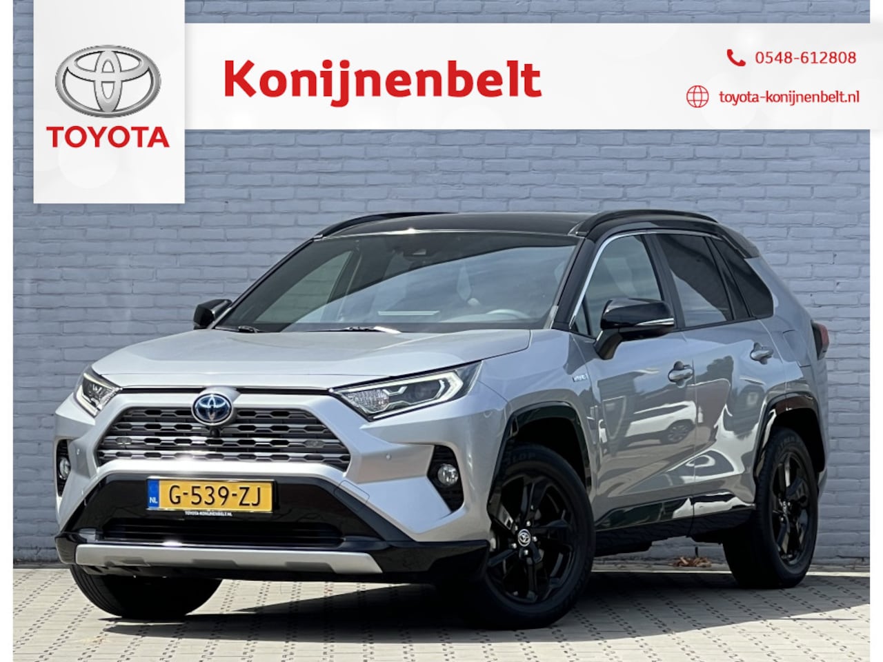 Toyota RAV4 - 2.5 Hybrid AWD Bi-Tone Automaat | Trekhaak | NL auto | Pano - AutoWereld.nl