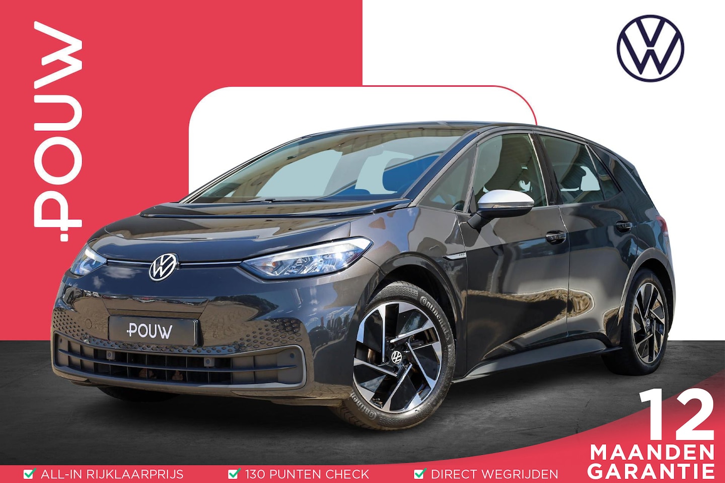 Volkswagen ID.3 - 204pk Pro Advantage 58 kWh | SoH 94% | Parkeersensoren | Cruise Control Adaptief | LM Velg - AutoWereld.nl