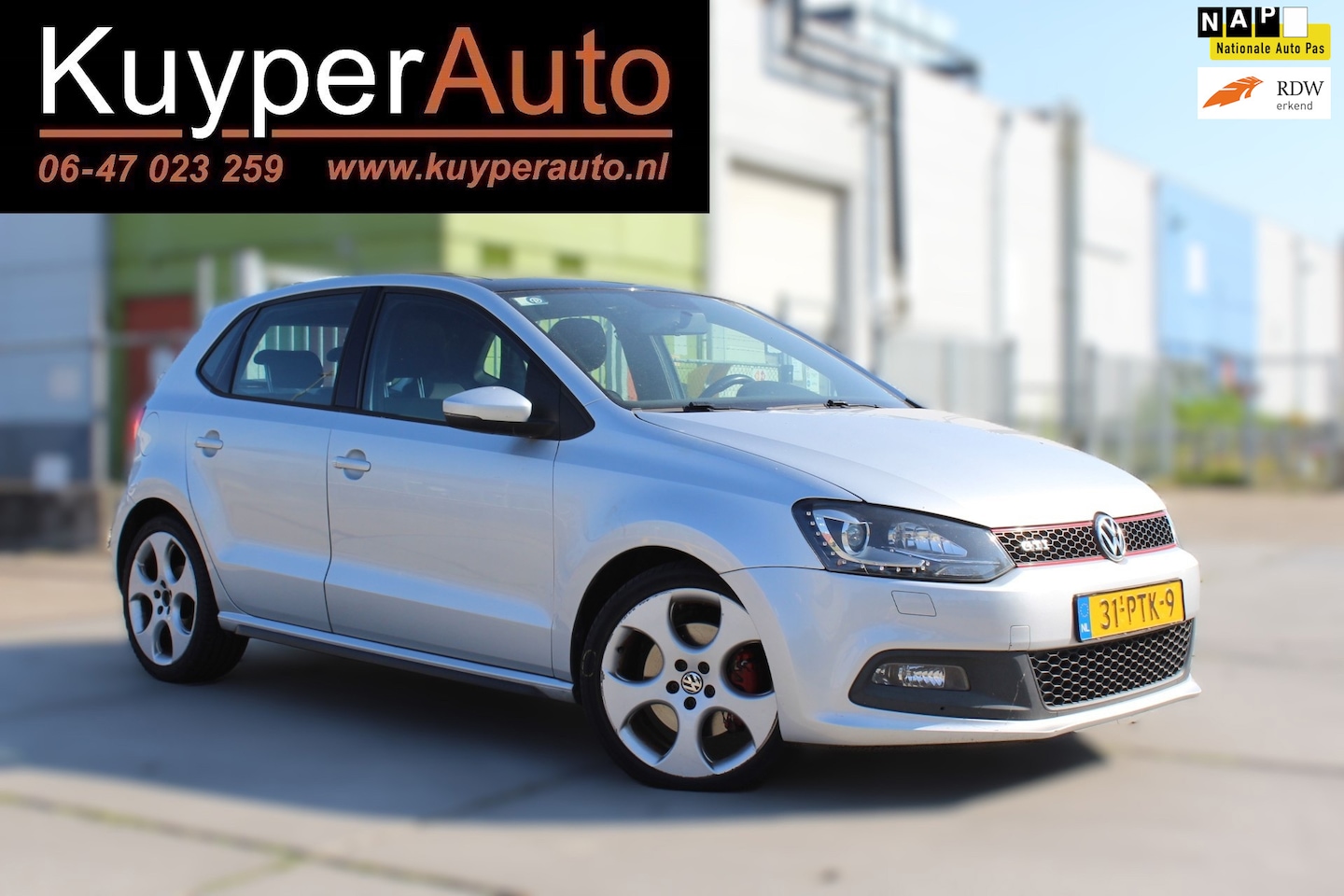 Volkswagen Polo - 1.4 TSI GTI automaat 5 drs NAP PANO CRUISE VERW STOELEN AIRCO - AutoWereld.nl