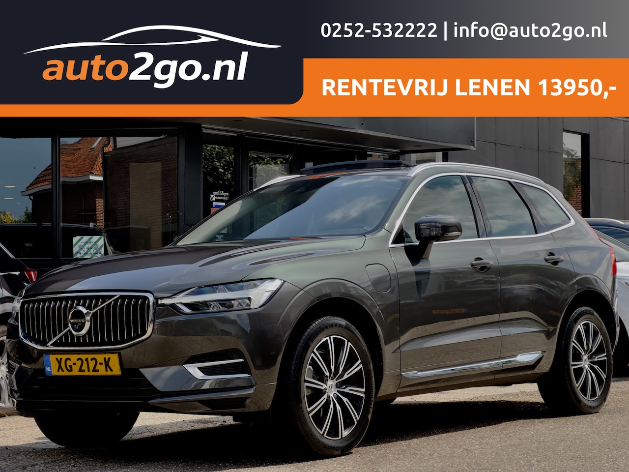 Volvo XC60 - 2.0 T8 AUT8 TWIN ENGINE AWD INSCRIPTION PANODAK LEDER NAVI CAMERA360 DIGI-DASH APPLE-CARPL - AutoWereld.nl