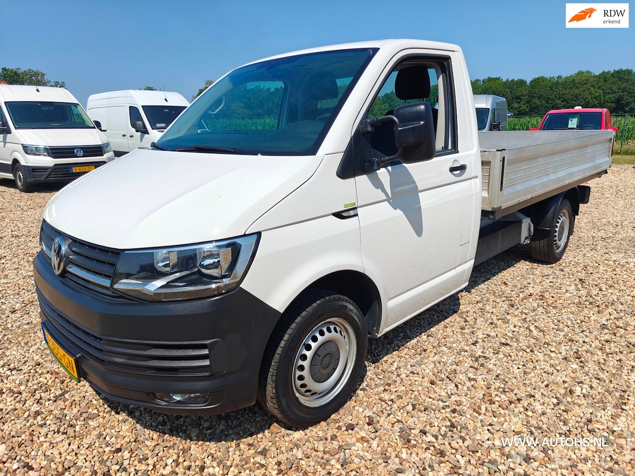 Volkswagen Transporter - 2.0 TDI L2H1 2.0 TDI L2H1 , EURO 6 , 150 PK , Airco , trekhaak, lengte bak 2.93 m. - AutoWereld.nl