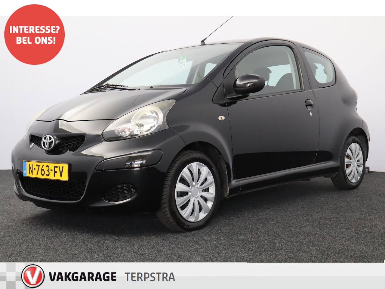 Toyota Aygo - 1.0-12V Access /Stuurbekrachtiging /Elek. ramen voor /Radio-CD /AUX /Bumpers in kleur /Air - AutoWereld.nl