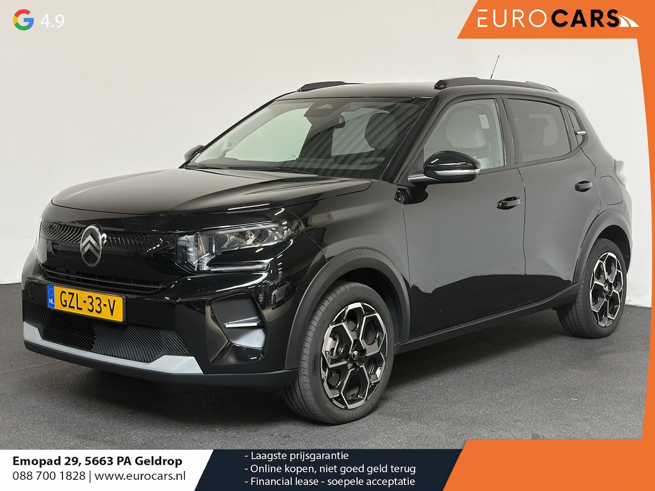 Citroën ë-C3 - Max Automaat 113pk 44 kWh Climate Control Half lederen bekleding Led Navigatie Apple Carpl - AutoWereld.nl
