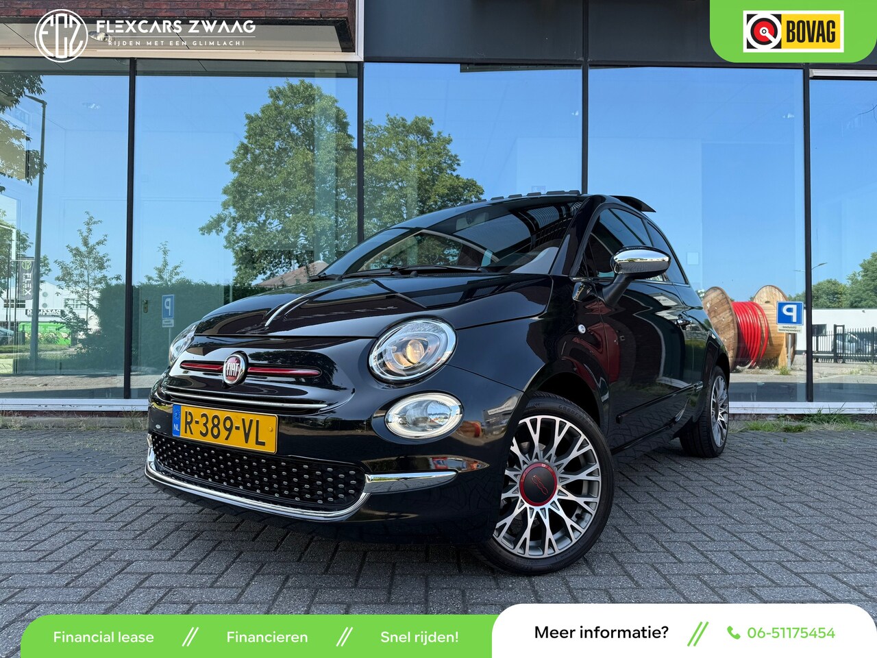 Fiat 500 - 1.0 Hybrid RED - Navi - Pano/Schuifdak - Climate - Org.NL - AutoWereld.nl