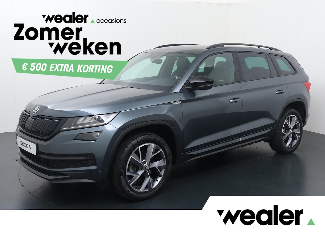Skoda Kodiaq - 1.5 TSI Sportline Business | 150 PK | Automaat | Trekhaak wegklapbaar | Voorstoelen verwar - AutoWereld.nl