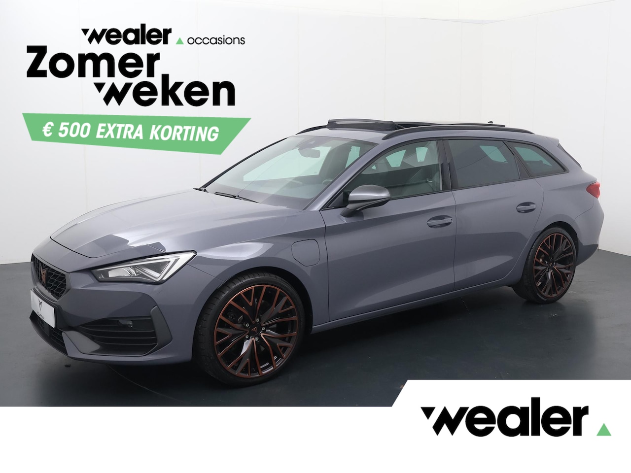 CUPRA Leon Sportstourer - 1.4 e-Hybrid VZ Performance | 245 PK | SoH 91% | Panoramadak | Dodehoek detectie | Virtual - AutoWereld.nl