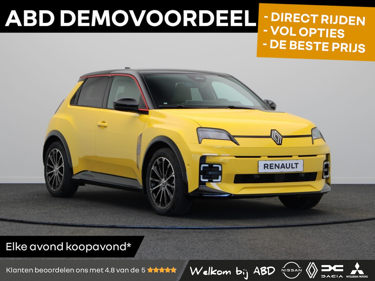 Renault 5 - comfort range iconic cinq 52 kWh | Vijf jaar garantie | Stoel- en stuurwielverwarming | Bl - AutoWereld.nl