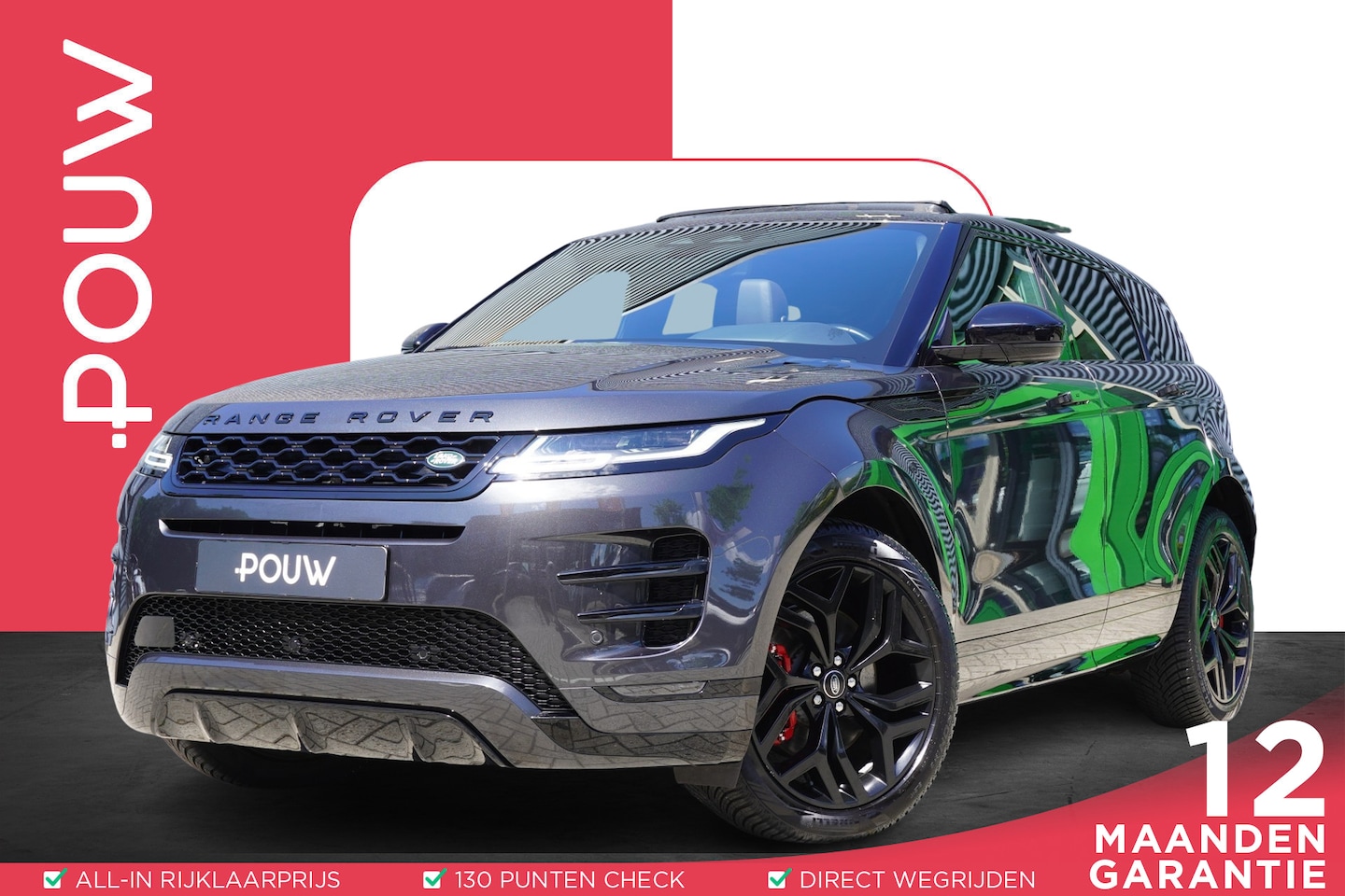 Land Rover Range Rover Evoque - 1.5 P300e PHEV AWD Autobiography | Voor + Achter Stoelverwarming | Trekhaak | Meridan Audi - AutoWereld.nl