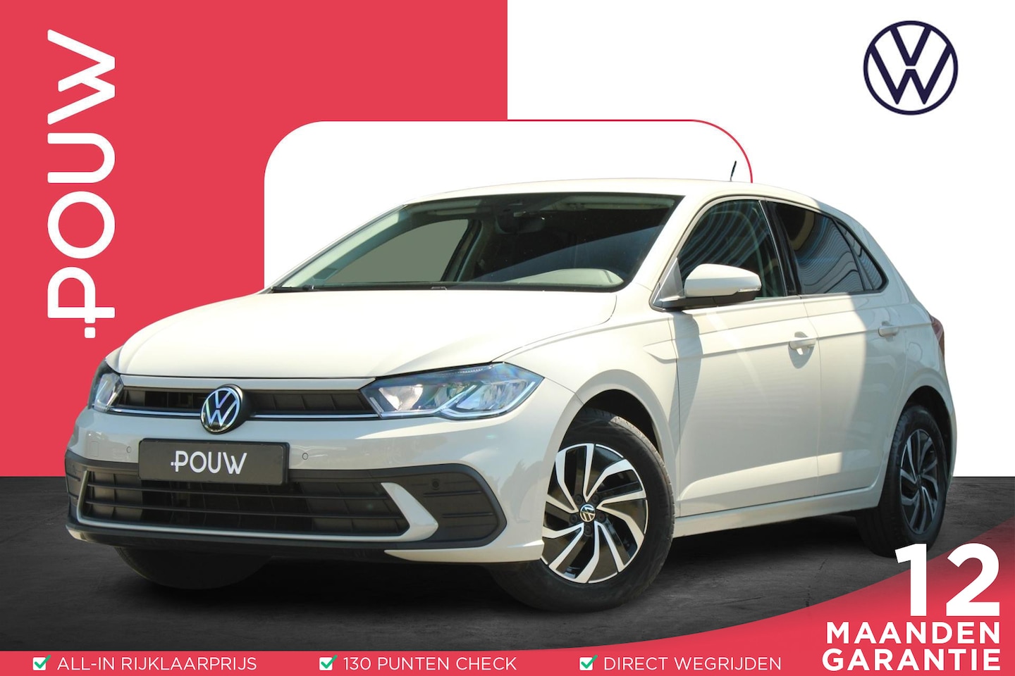 Volkswagen Polo - 1.0 TSI 95pk Life | Apple CarPlay/Android Auto | Cockpit Pro | Travel Assist - AutoWereld.nl