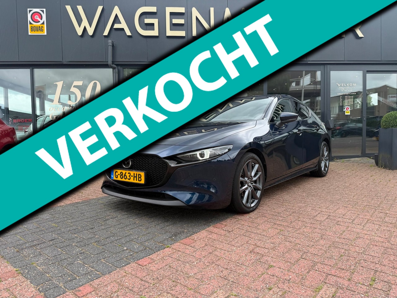 Mazda 3 - 2.0 e-SkyActiv-X M Hybrid 180 Luxury ACC|NAV|CAM|Leder - AutoWereld.nl