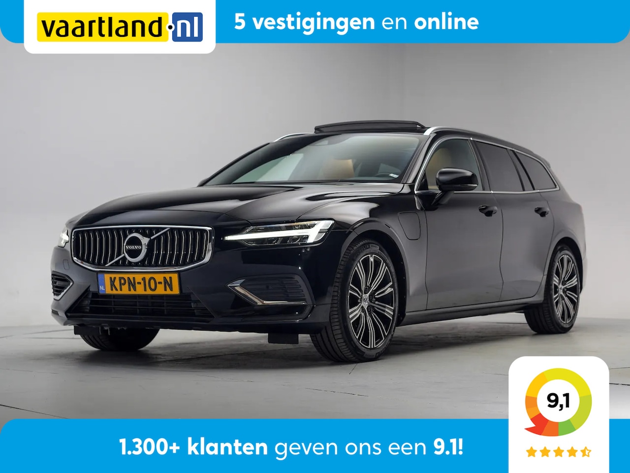 Volvo V60 - 2.0 T8 AWD Twin Engine Inscription [ Panorama Leder Stoelverwarming v+a ] - AutoWereld.nl