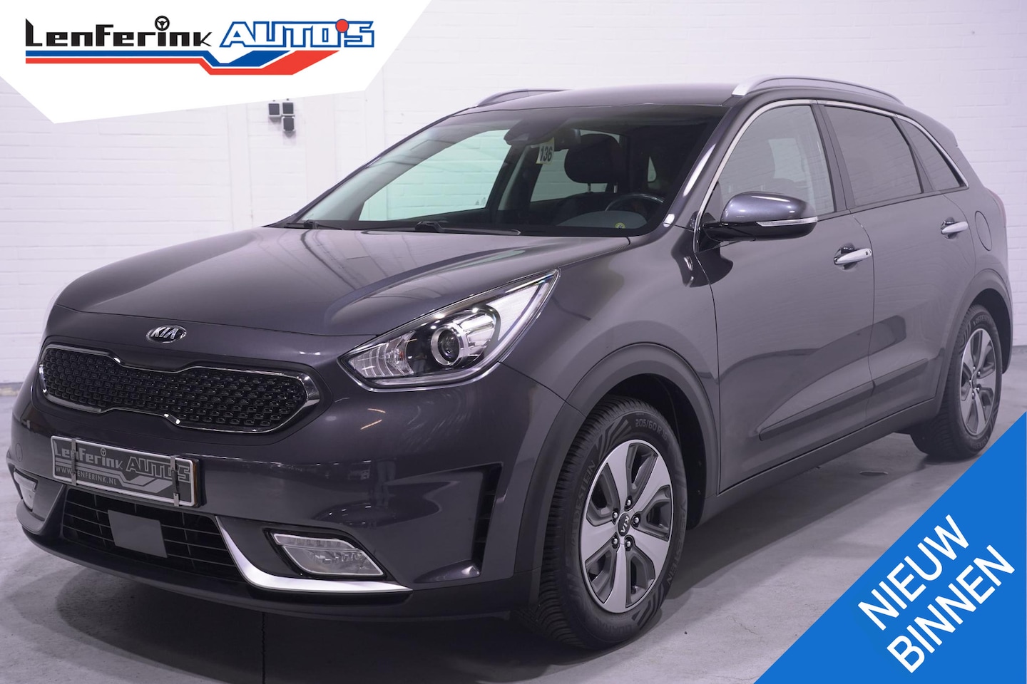 Kia Niro - 1.6 GDi Hybrid BusinessLine navigatie trekhaak climate-controle stoel/stuur verwarming led - AutoWereld.nl