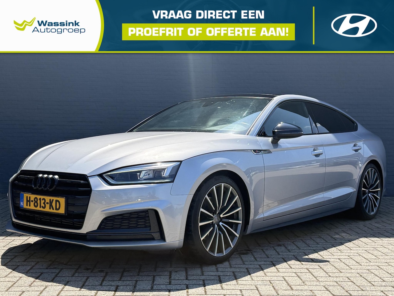 Audi A5 Sportback - 35 TFSI Sport S-line black edition | Schuif-Kanteldak | Navigatie | Parkeersensoren | 19 I - AutoWereld.nl