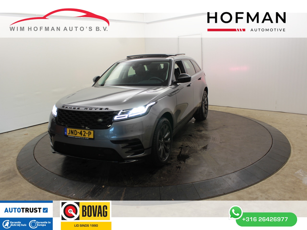 Land Rover Range Rover Velar - 2.0 P400e R-Dynamic Trekh Pano Cam El-Stoelen + aKlep Dhoek Meridian - AutoWereld.nl