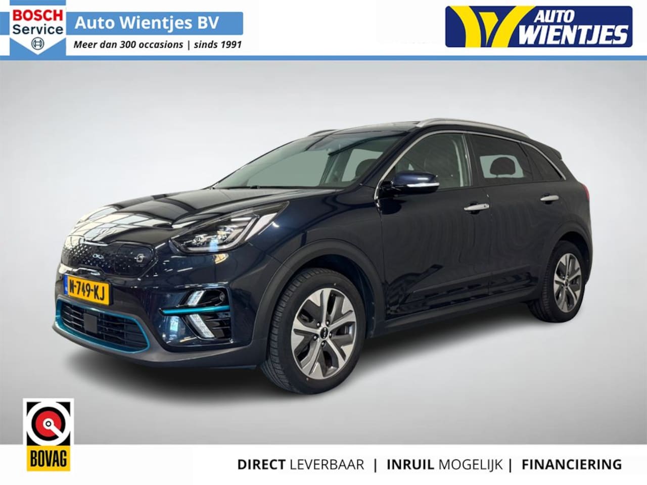 Kia e-Niro - DynamicPlusLine 64kWh 3-Fase | SOH 100% | Navi | Camera | Schuifdak - AutoWereld.nl